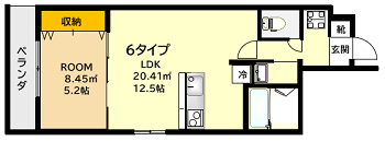 菊岡家新町館6号室
